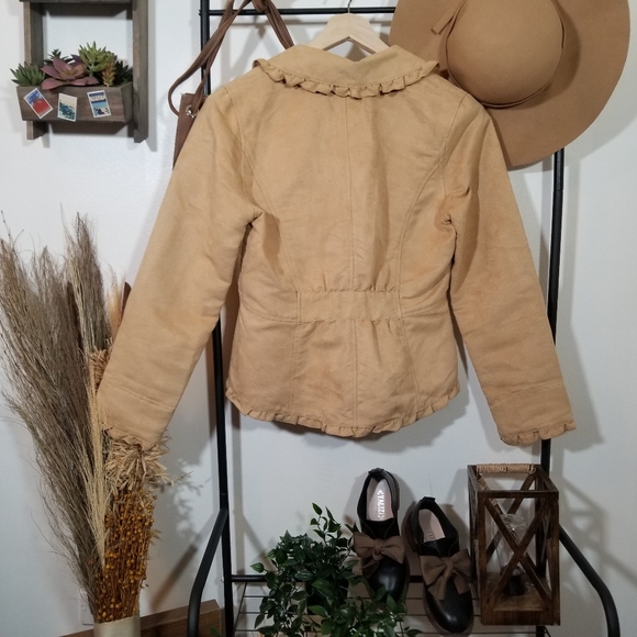 FADED GLORY ORIGINALS 1972 Suede Blazer with Ruffles - Picture 7 of 11